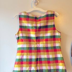 multicolored women's blouse.